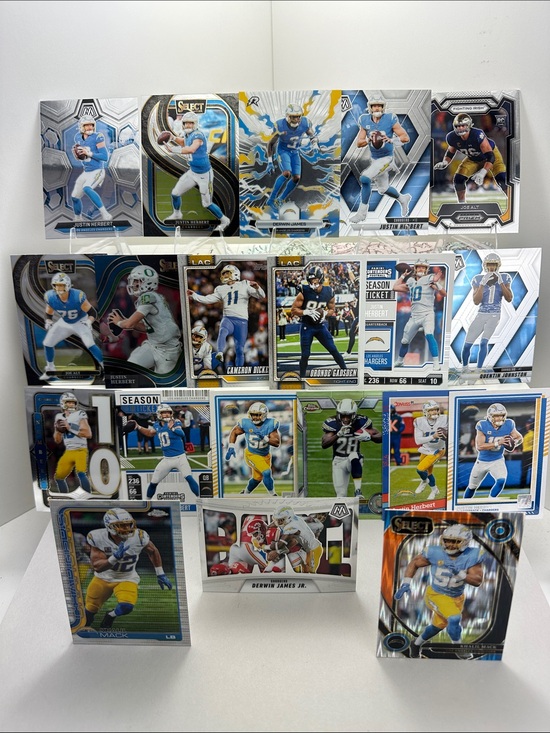 Panini Other - Justin Herbert Chargers lot of 20 w/ Alt/Gordon rookies Derwin James/Mack pulsar